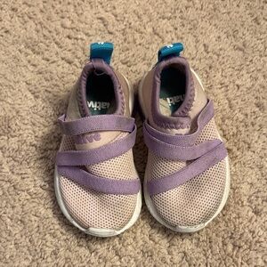 Native Kids Lavender and Beige Sneakers